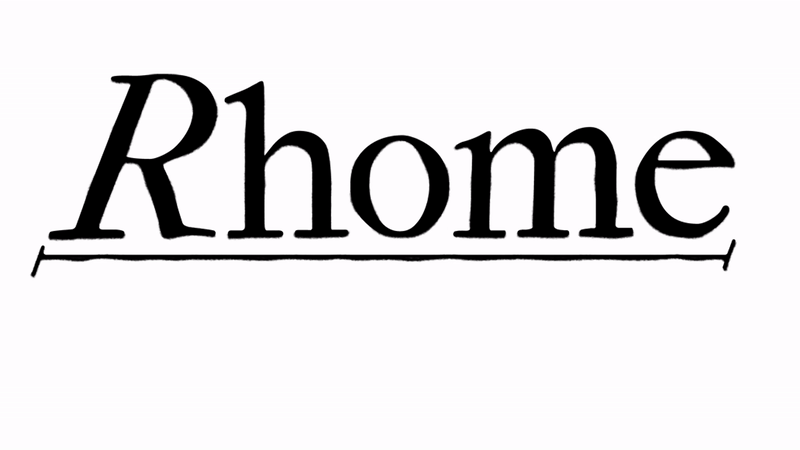 Bleeding Rhome logo animation that I made for the Trailer
