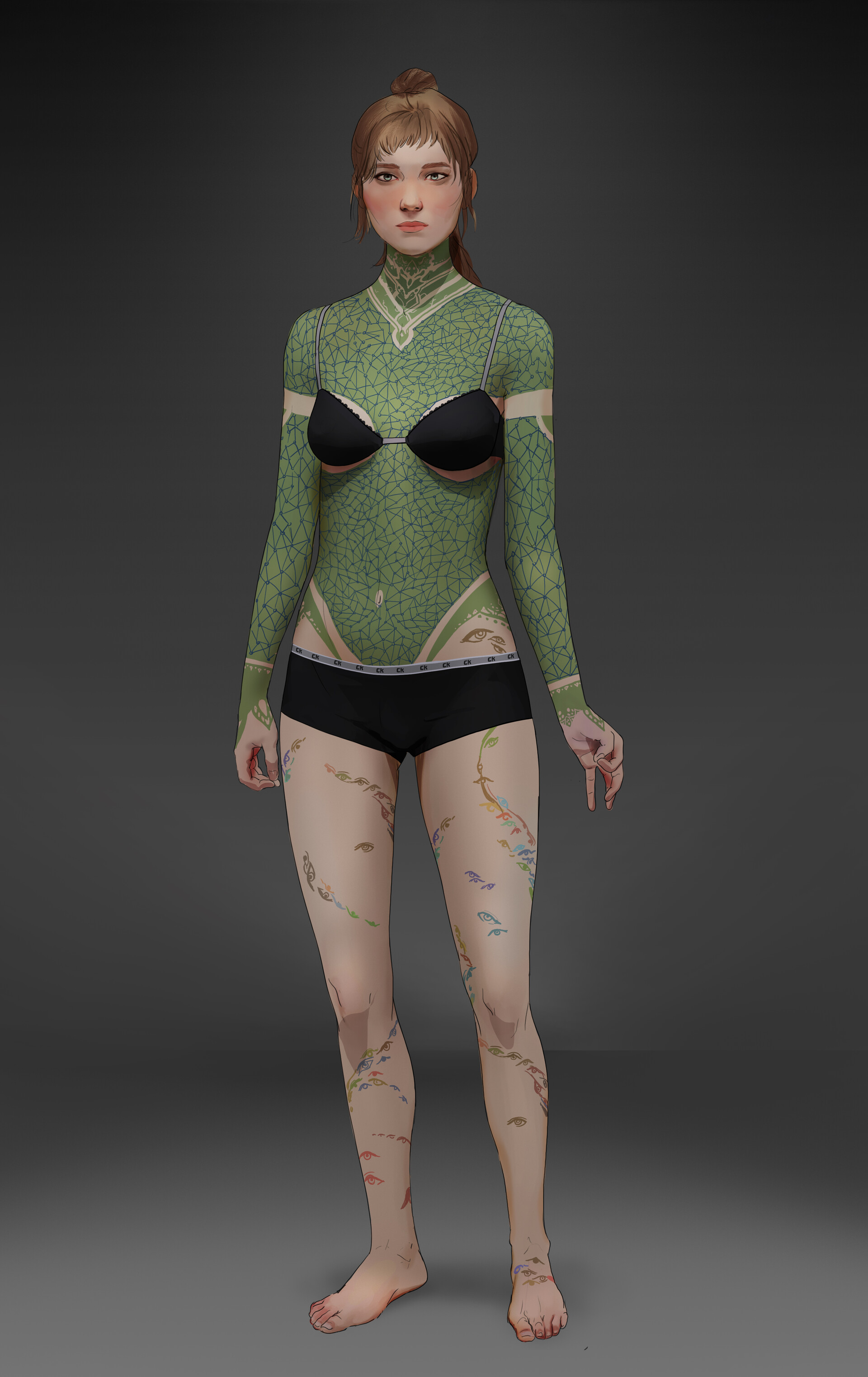 Michael Macrae Tattoo Lady