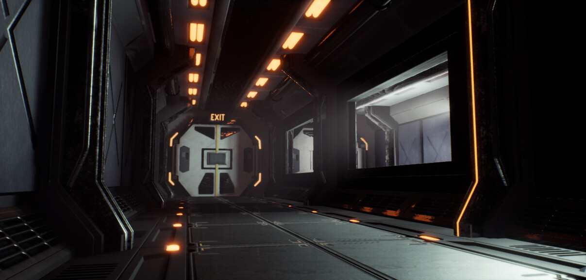 Artstation - Space-station Hallway