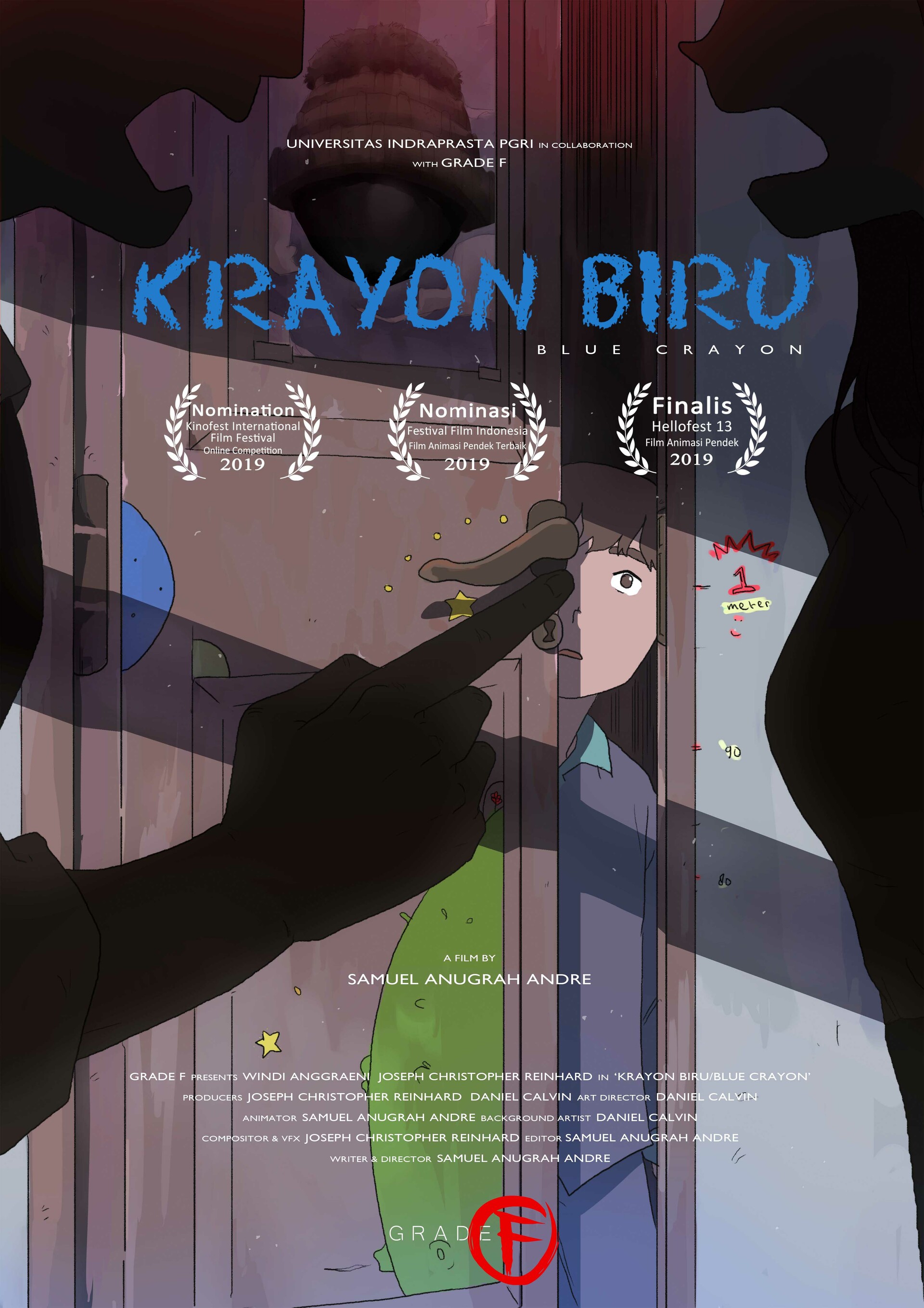 Samuel Anugrah Andre - Blue Crayon (Krayon Biru) - 2D Animation Short Film
