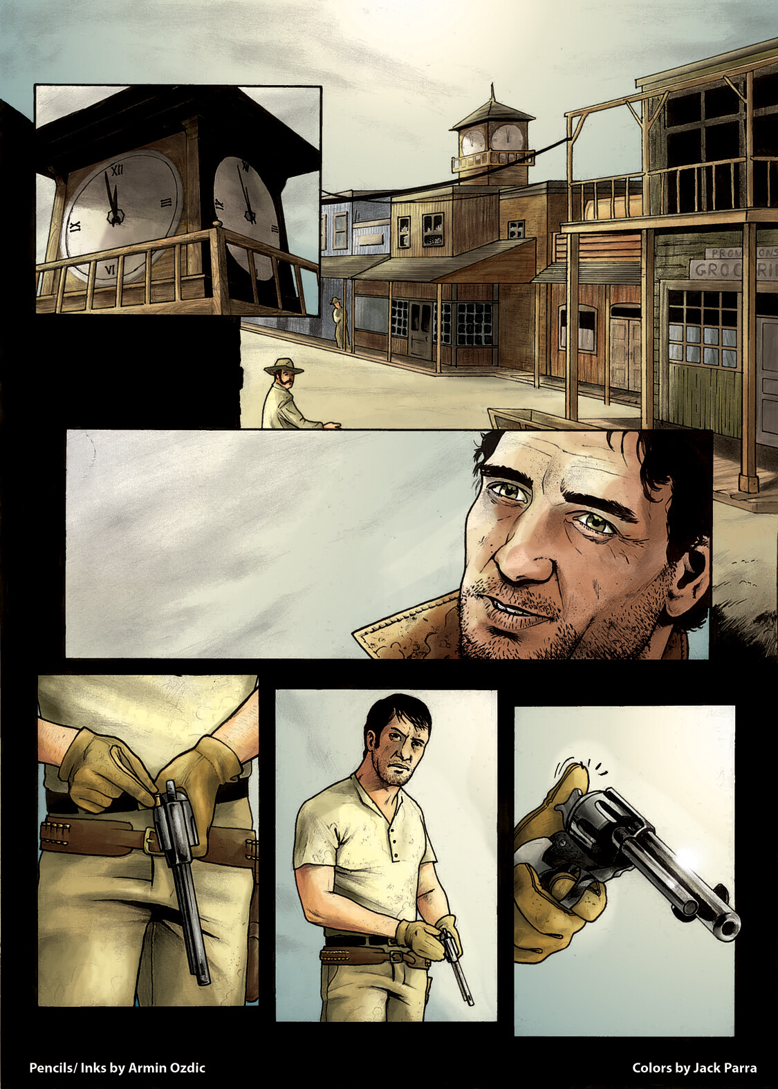 Collaborative Piece.
Pencils/Inks by Armin Ozdic
Colors by me