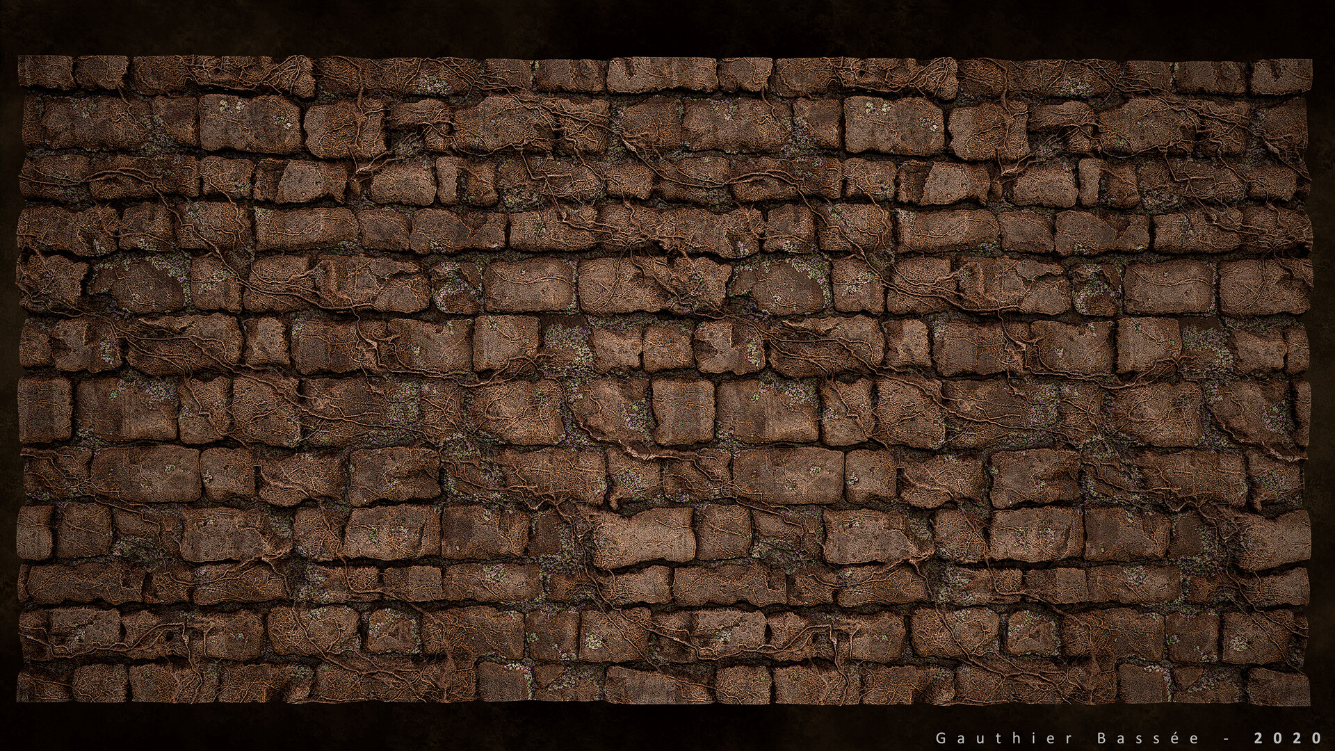 Gauthier Bassée - Creepy medieval wall