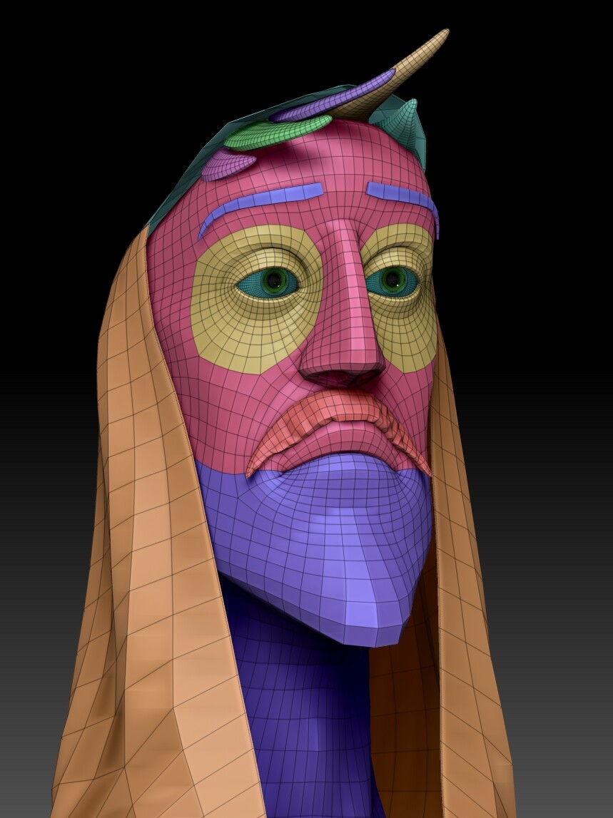 zbrush head wires