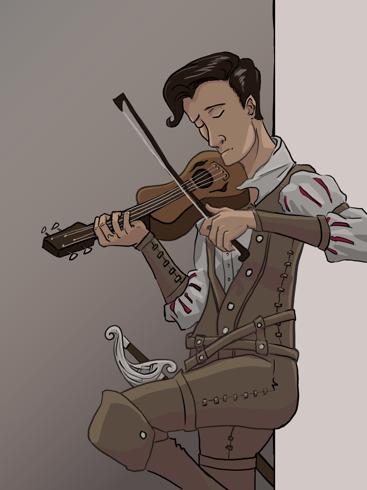 Perrin, Half-Elf Bard