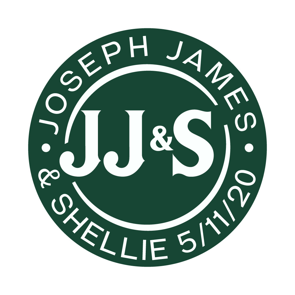Trey Hurley Jameson Irish Whiskey Custom Wedding Badge