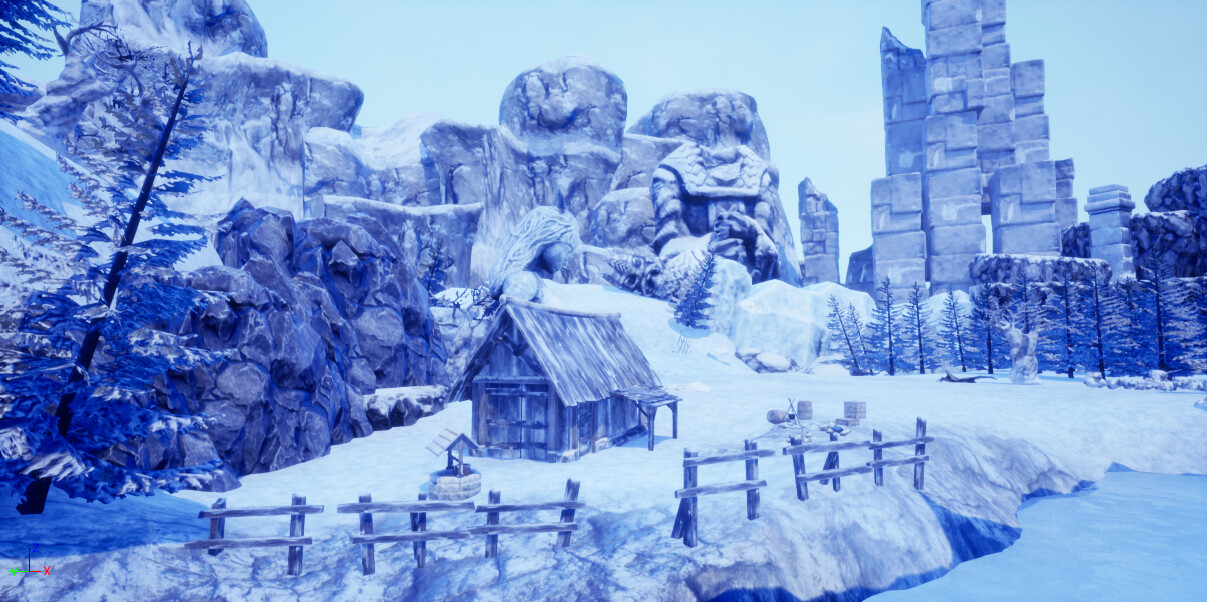 Fikri Suhaimi Snowy Rocky Land