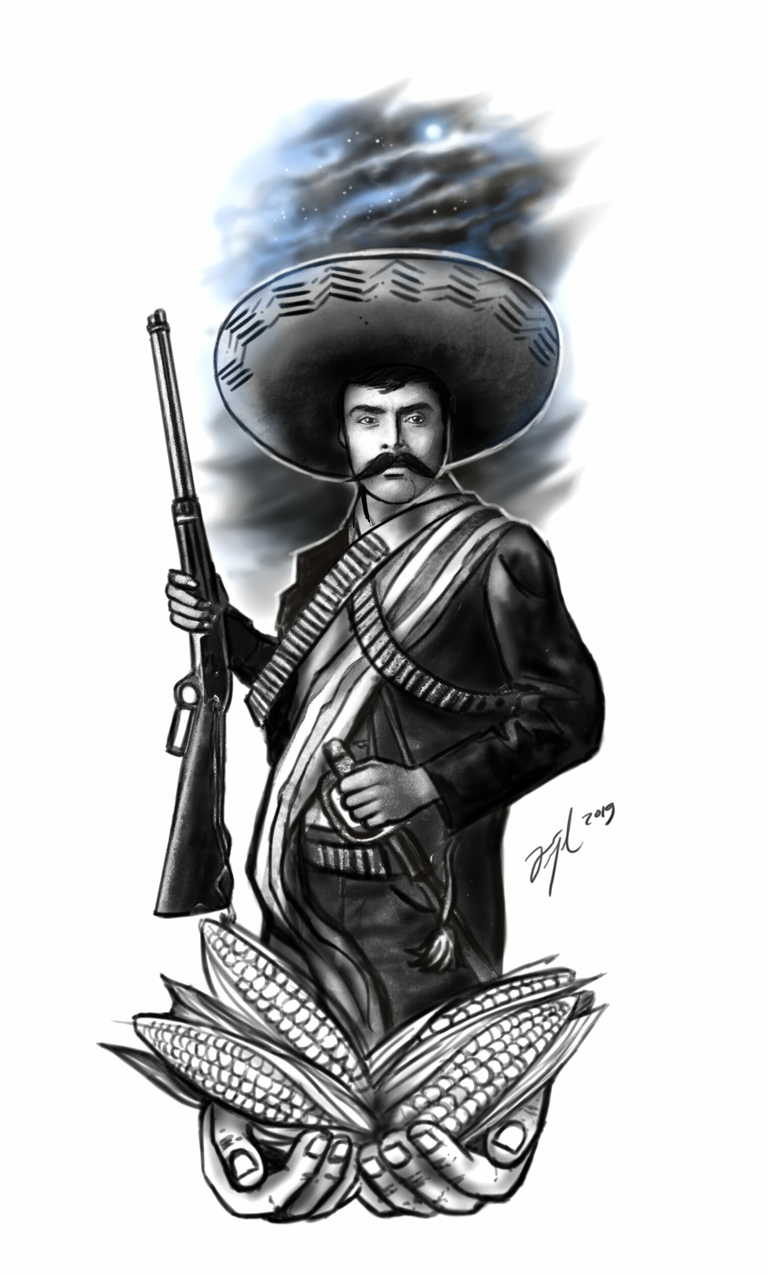 Emiliano Zapata Tattoo Designs