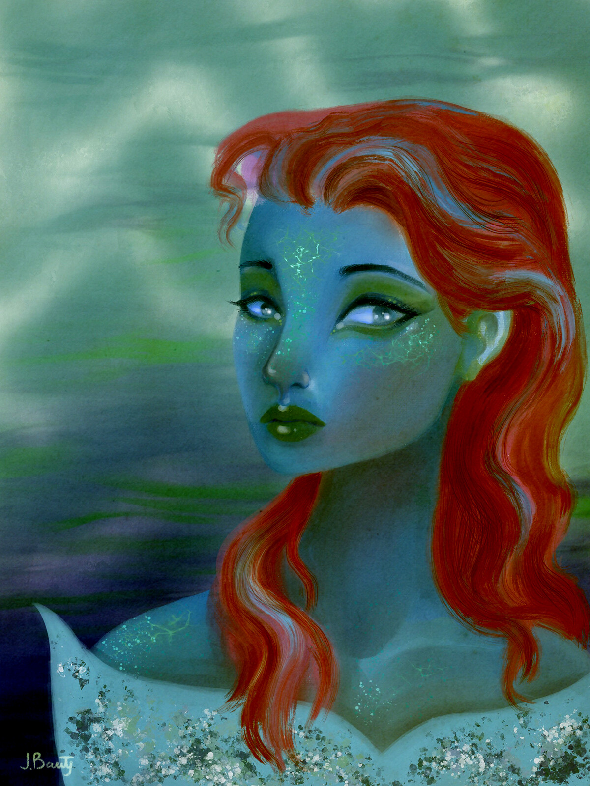 Artstation Mermaid Juan Bauty