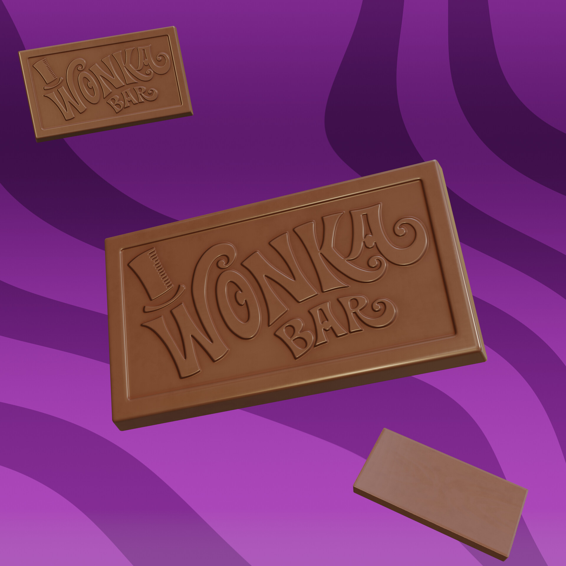 Wonka chocolate bar - Finished Projects - Blender Artists Community