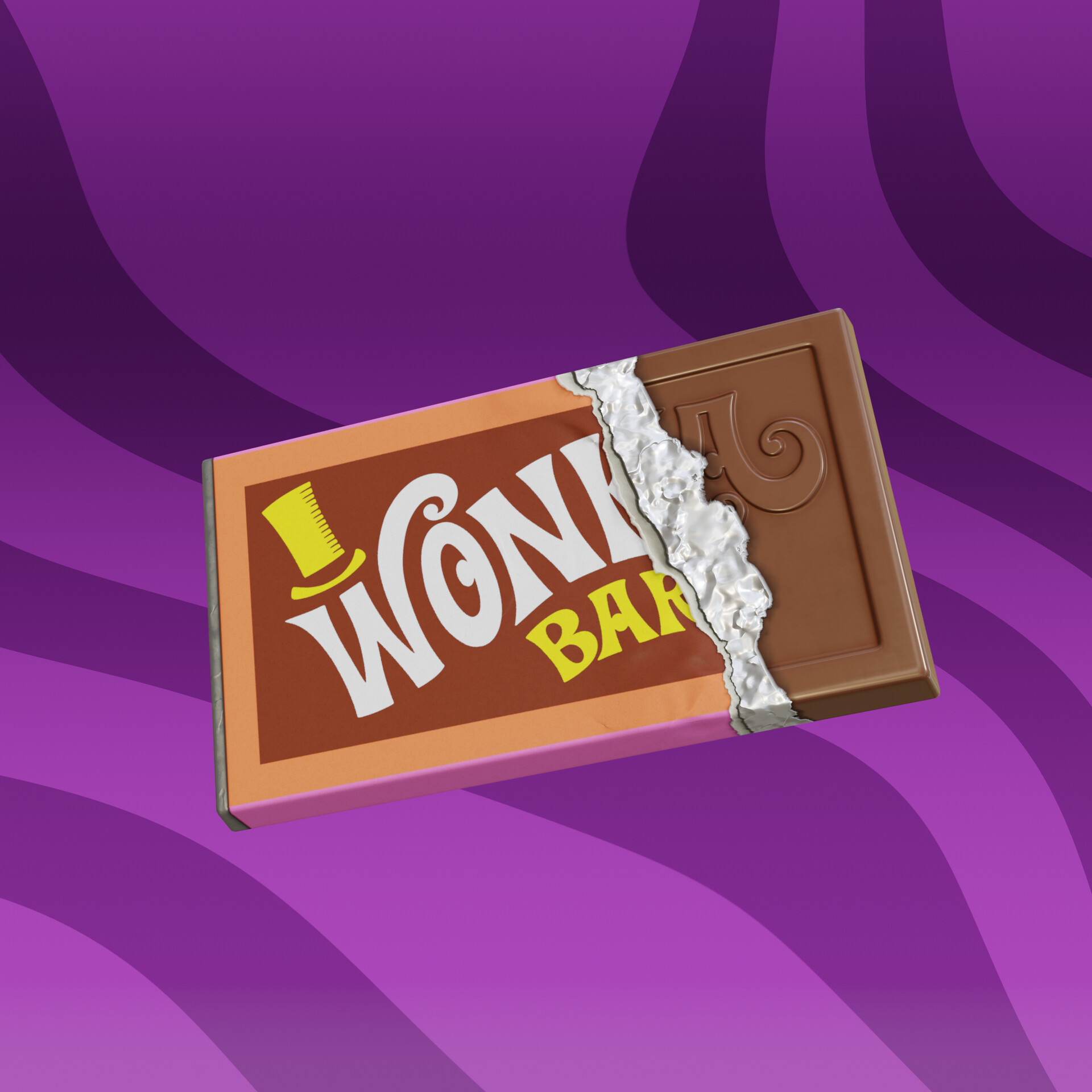 Real Willy Wonka Chocolate Bars