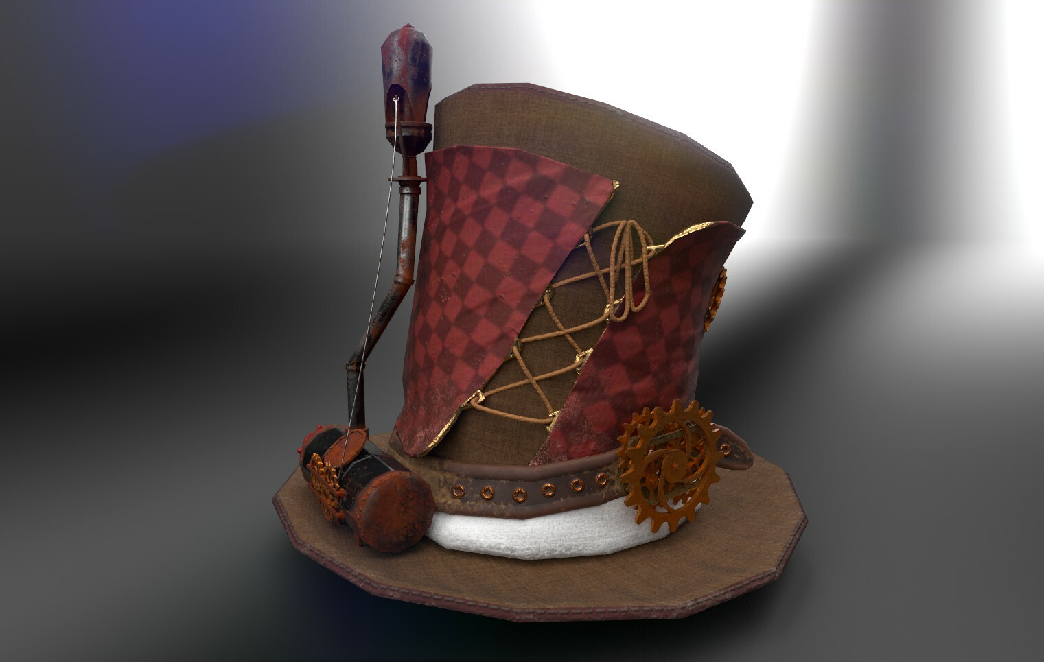 Steampunk Hat Front
