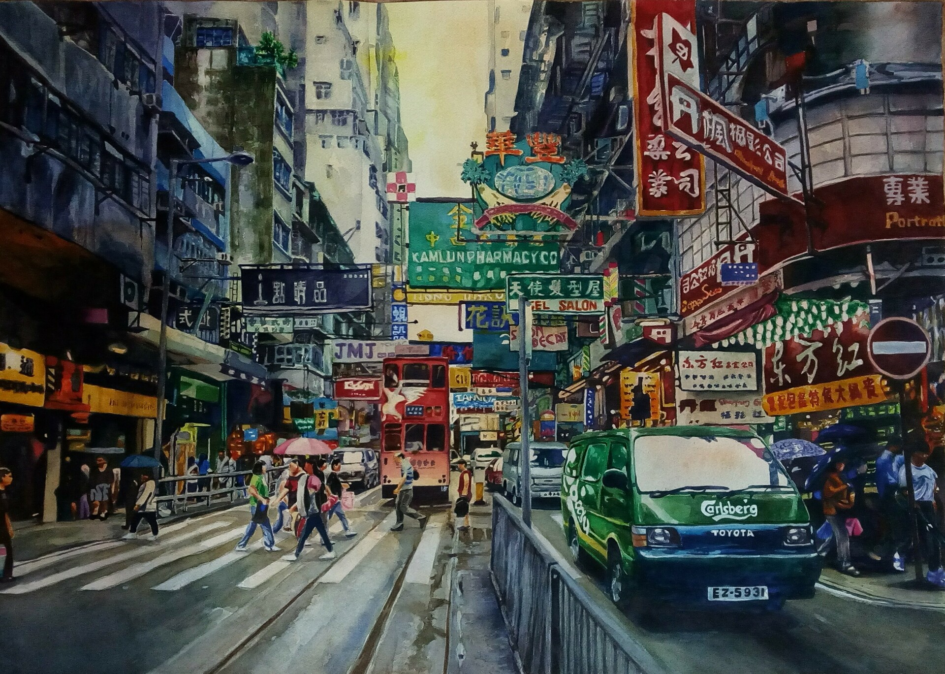Artstation 香港街景