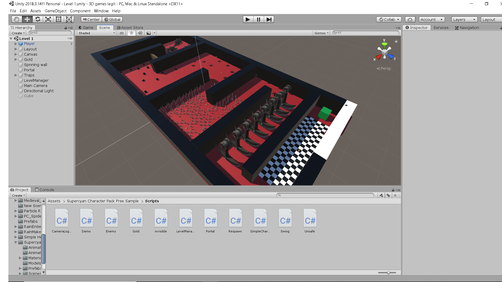 ArtStation - My First 3D Game in Unity