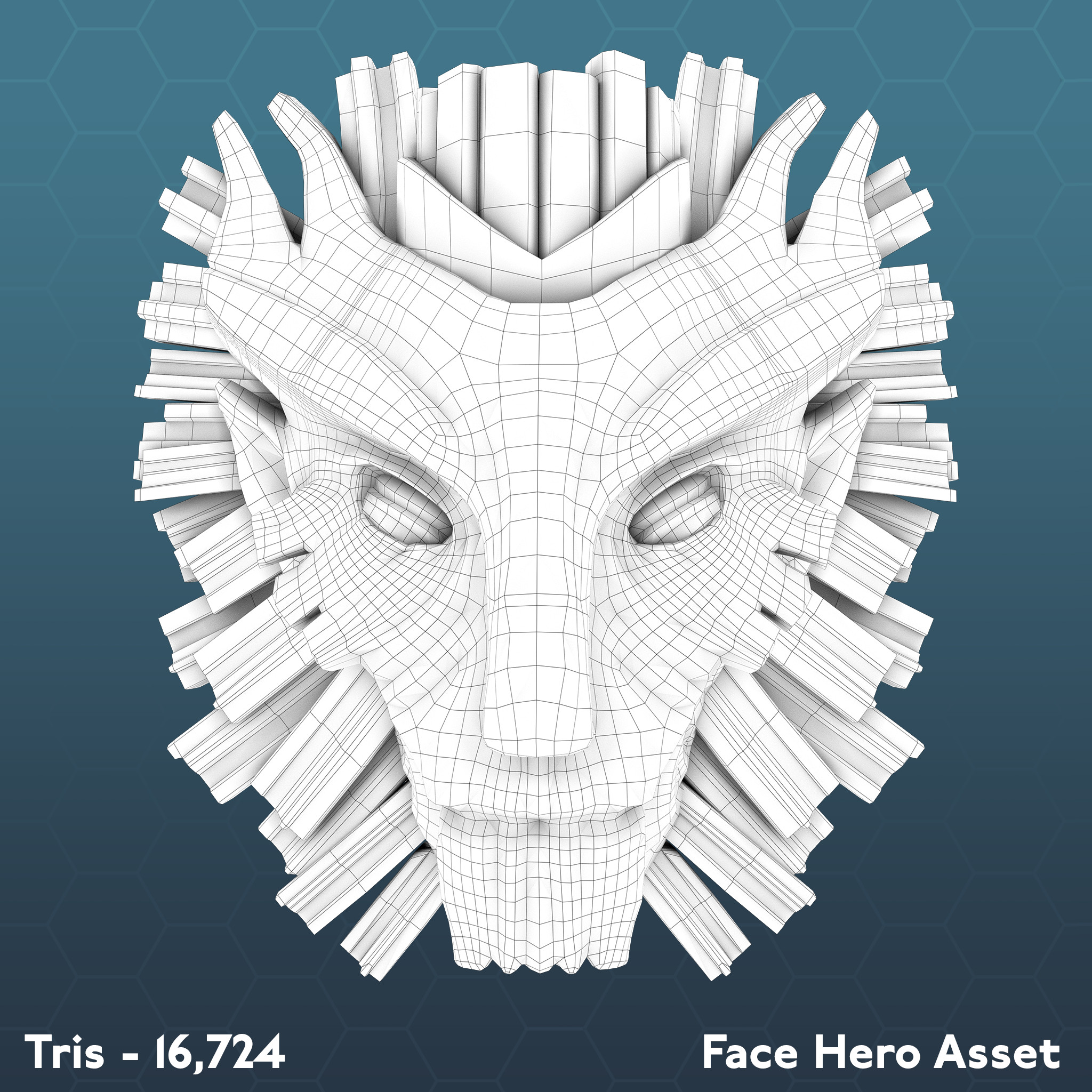 The face was one of my core environment models. We wanted to show the grandness and legacy of the beings who had made the temple, and thus decided a large stone face served the purpose well. 