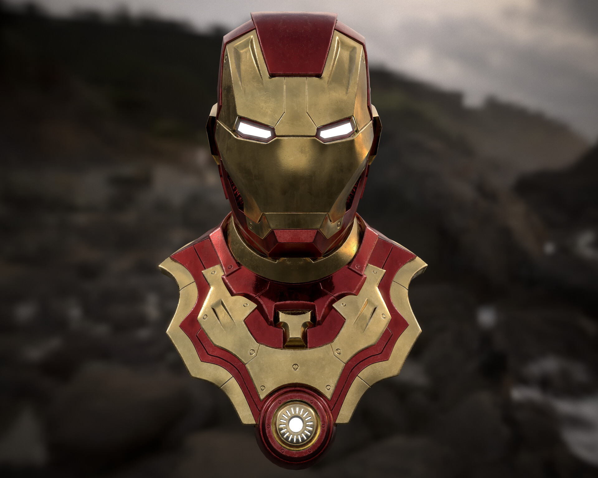 ArtStation - Iron Man Bust