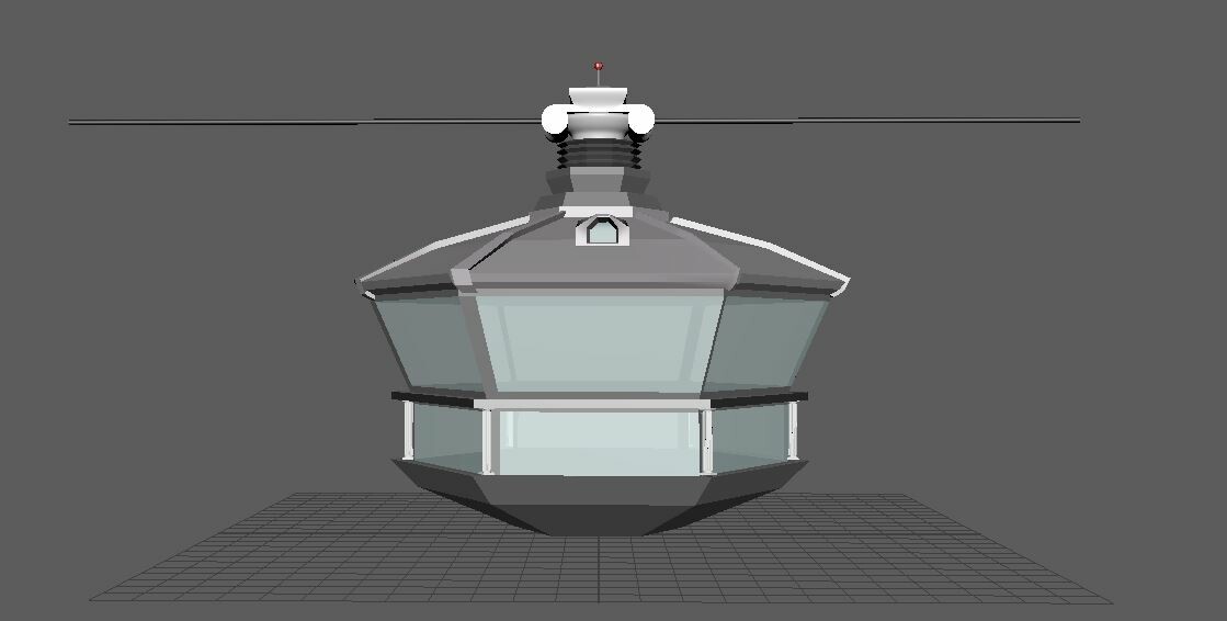 Cable Car 3D Model 