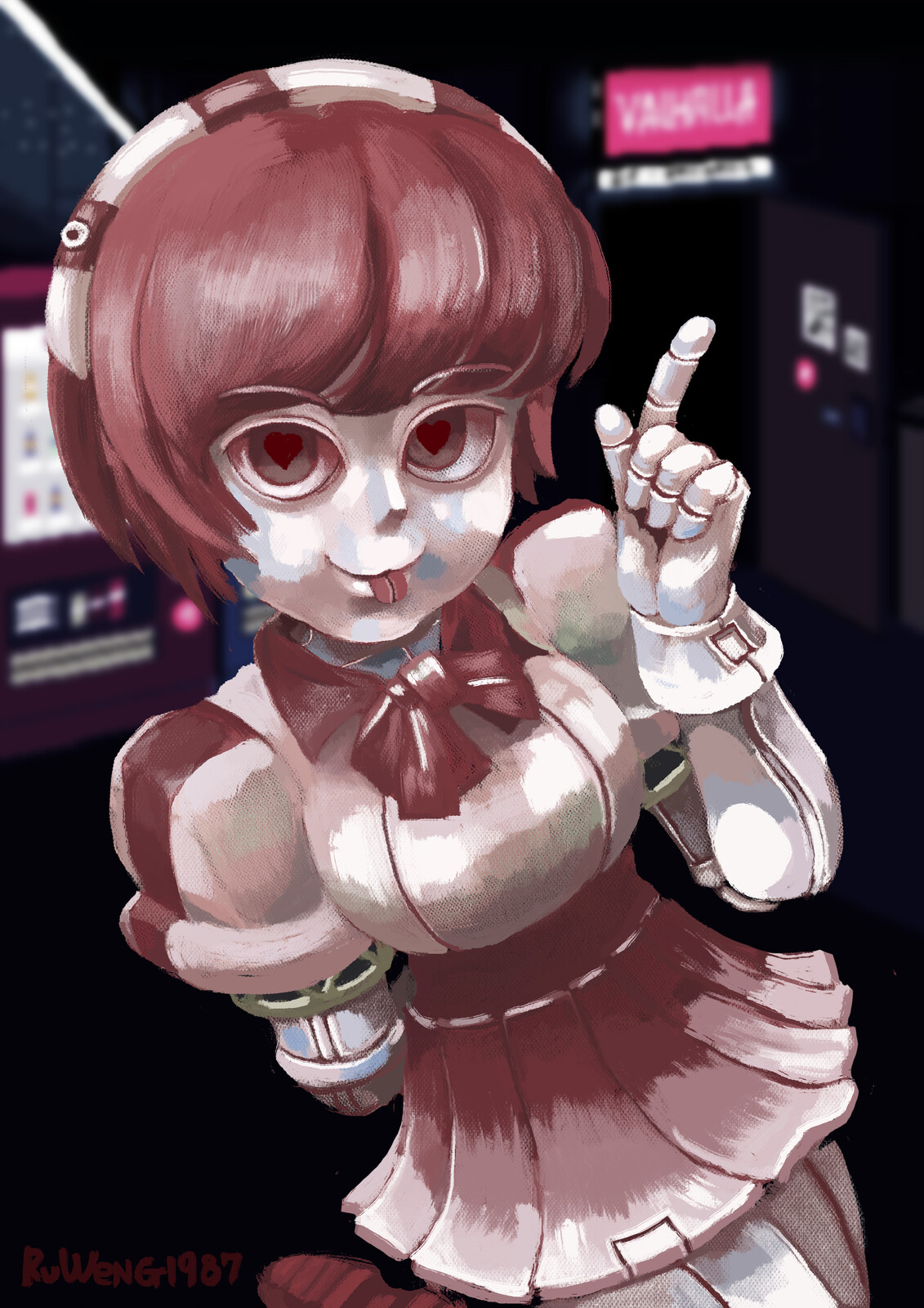 Artstation Doujin Va 11 Hall A Cyberpunk Bartender Action Ru Weng Artstation Doujin Va 11 Hall A Cyberpunk Bartender Action Ru Weng