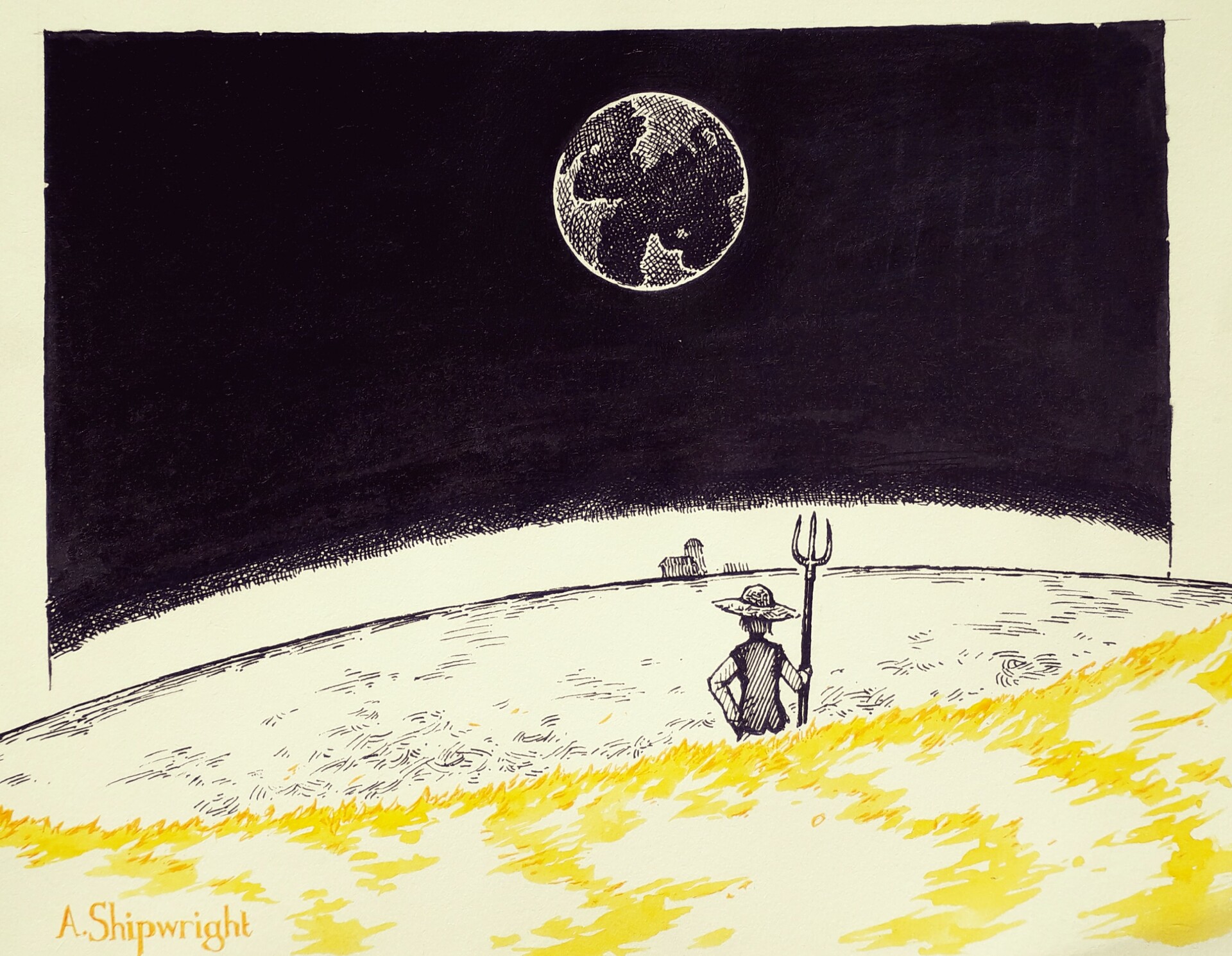 A. Shipwright тема свет. Moon Farm illustration. Почему мун