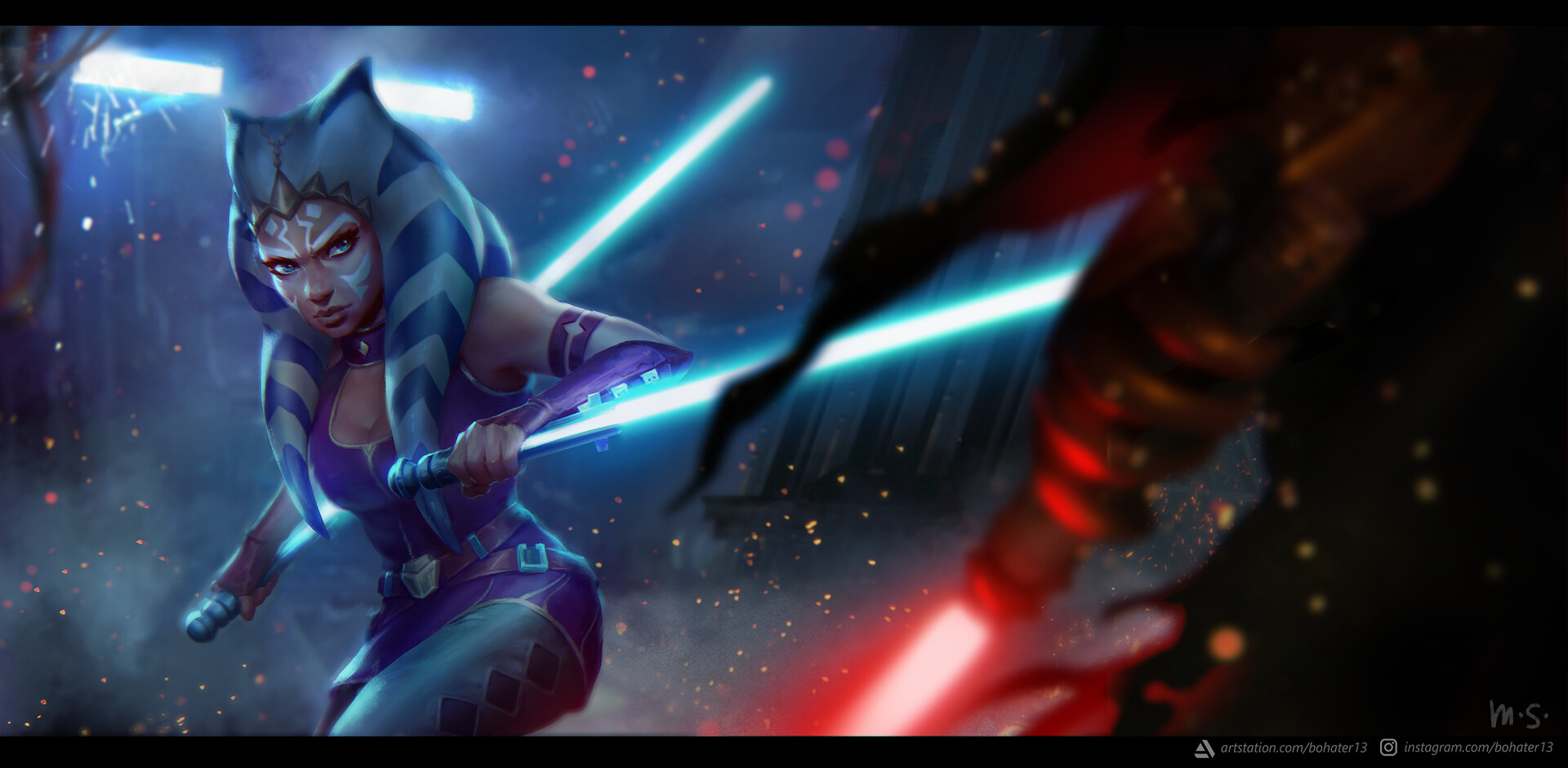 Artstation Ahsoka Tano Michal Salata