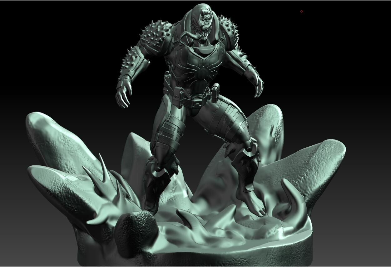 ron Ho Agent Venom Zbrush Model