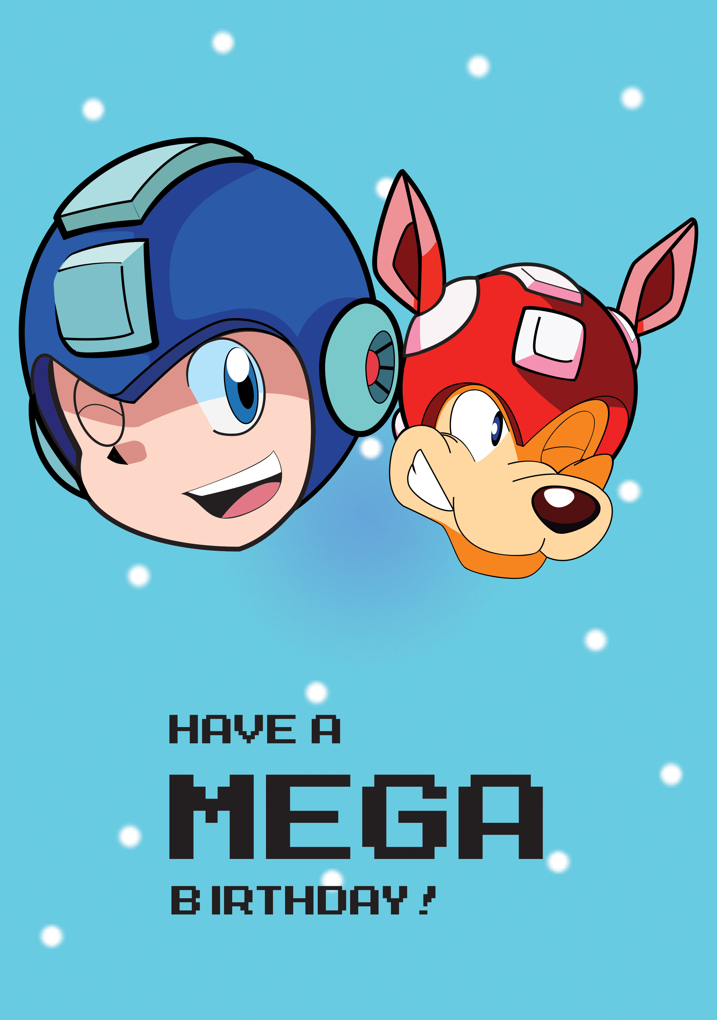 Artstation Mega Man And Rush Fanart Eric Noce