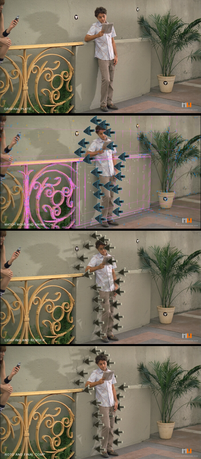Role: 'Cursor Character' model, texture, rigging, lighting, animation and matchmove.