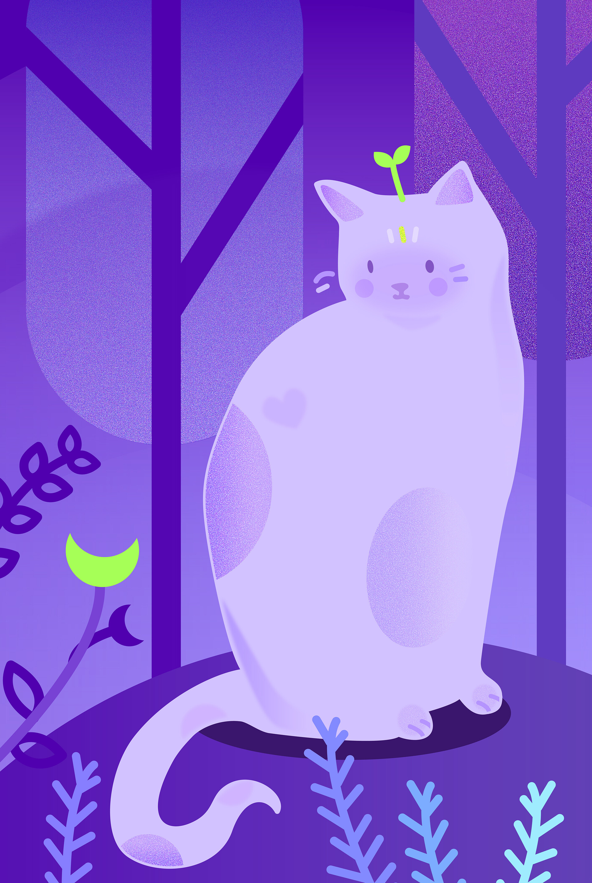 ArtStation - Moon Forest Kitties