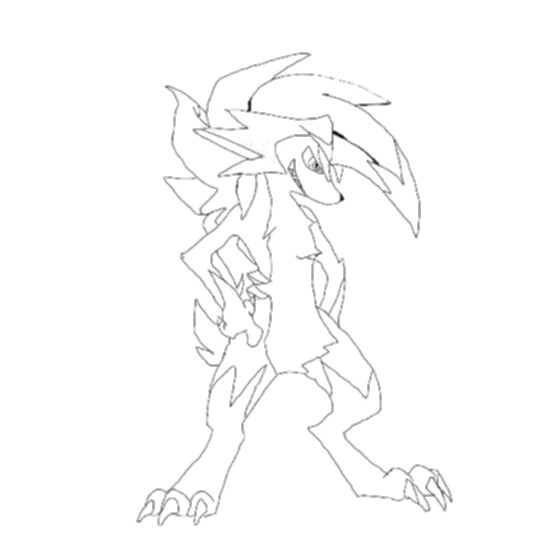 Chris Tragoudaras - learning linework of pokemon