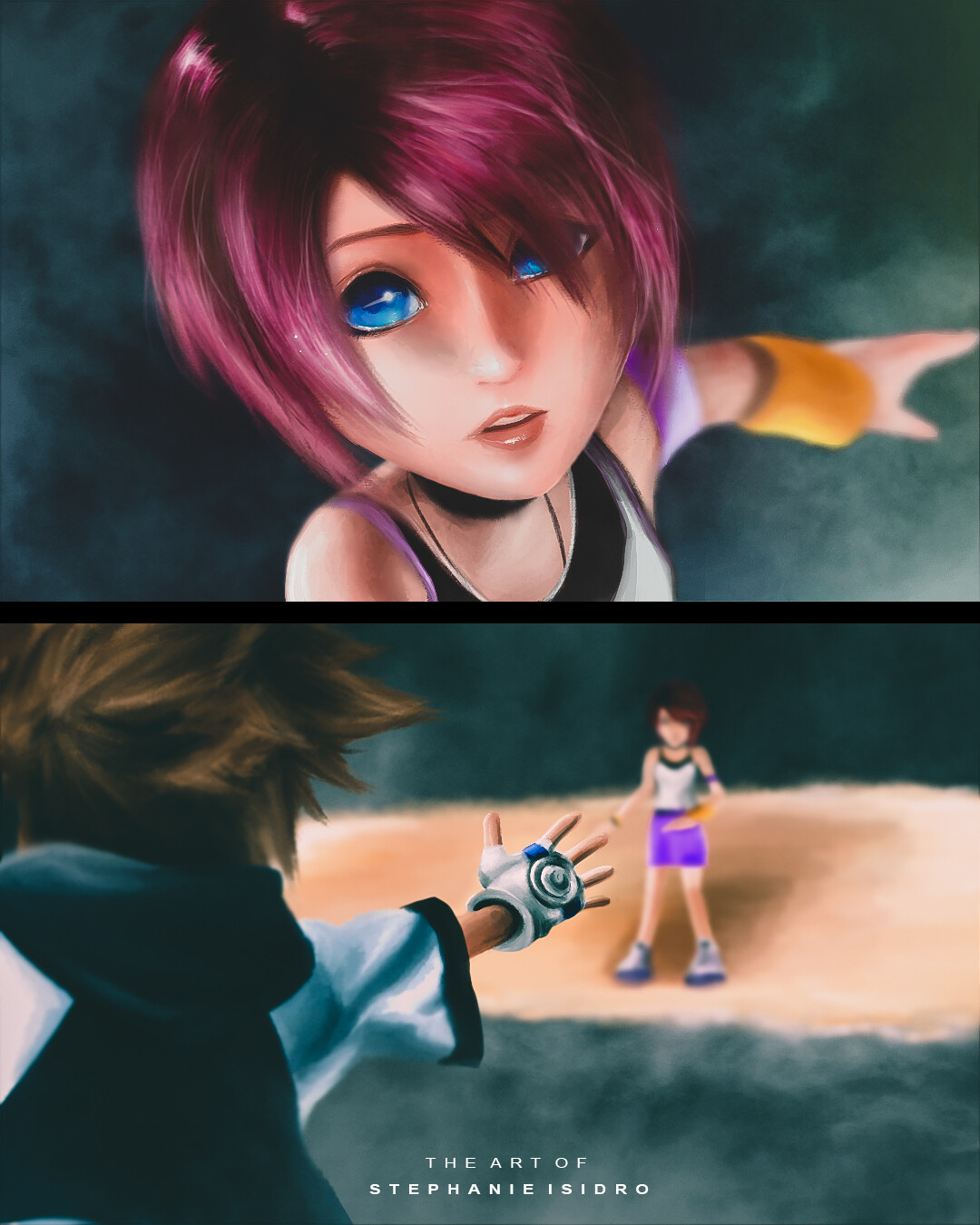 Processo de Pintura Digital - Fanart do Pateta - Kingdom Hearts