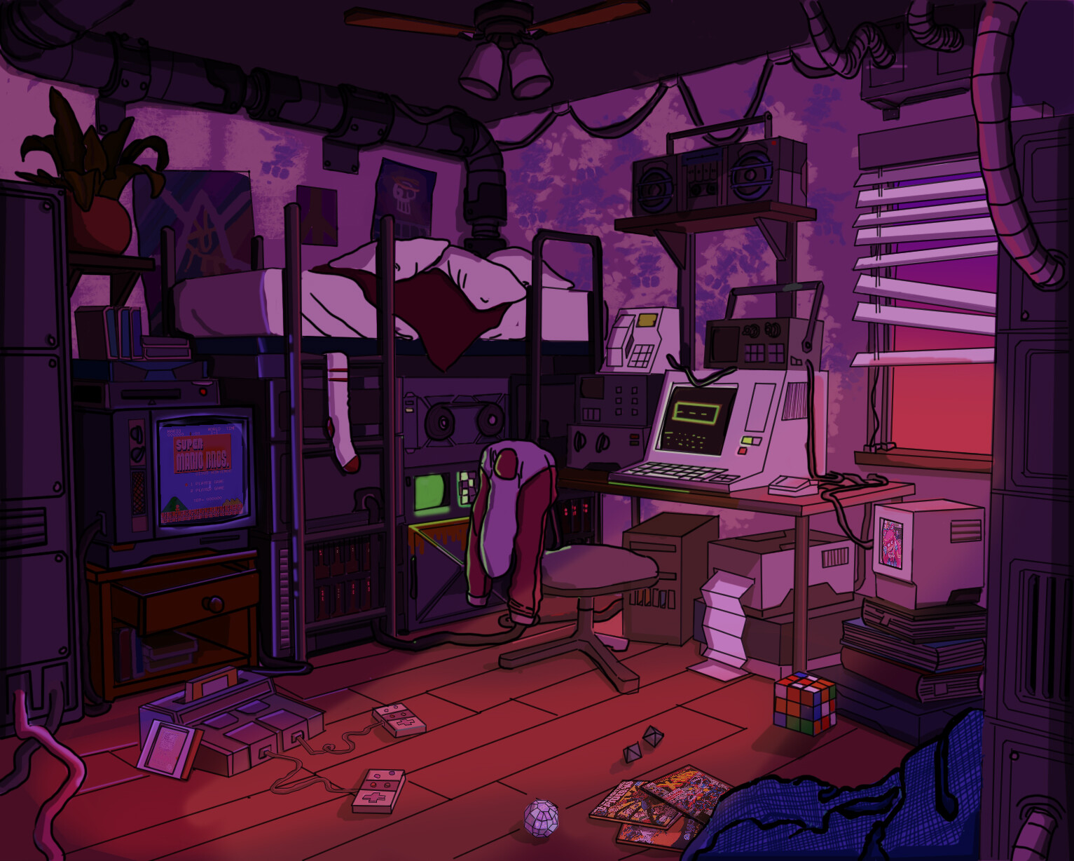 ArtStation - Room at Twilight