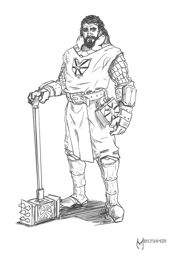 Amir Shafiei - Paladin Sketch