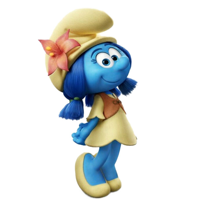 Girl store smurf images