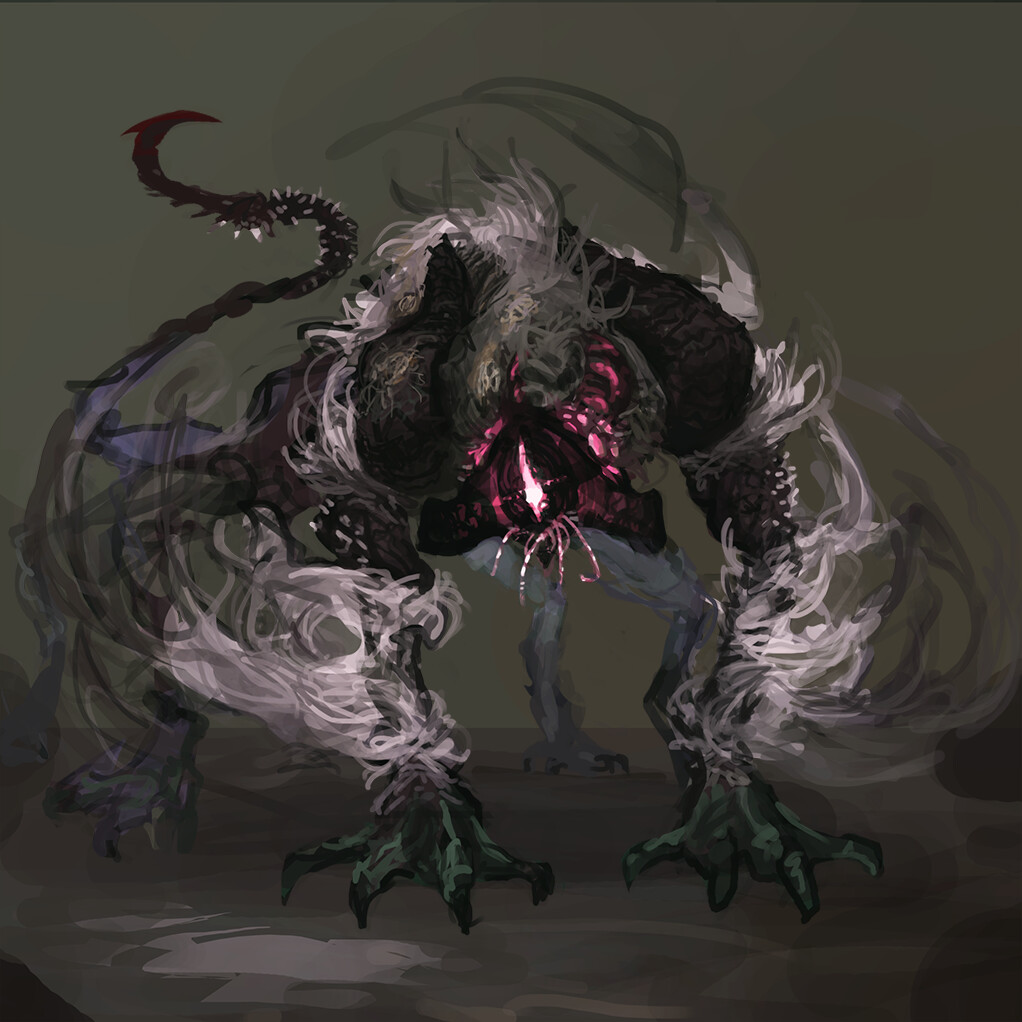 artstation the evil eye eeli pitkonen