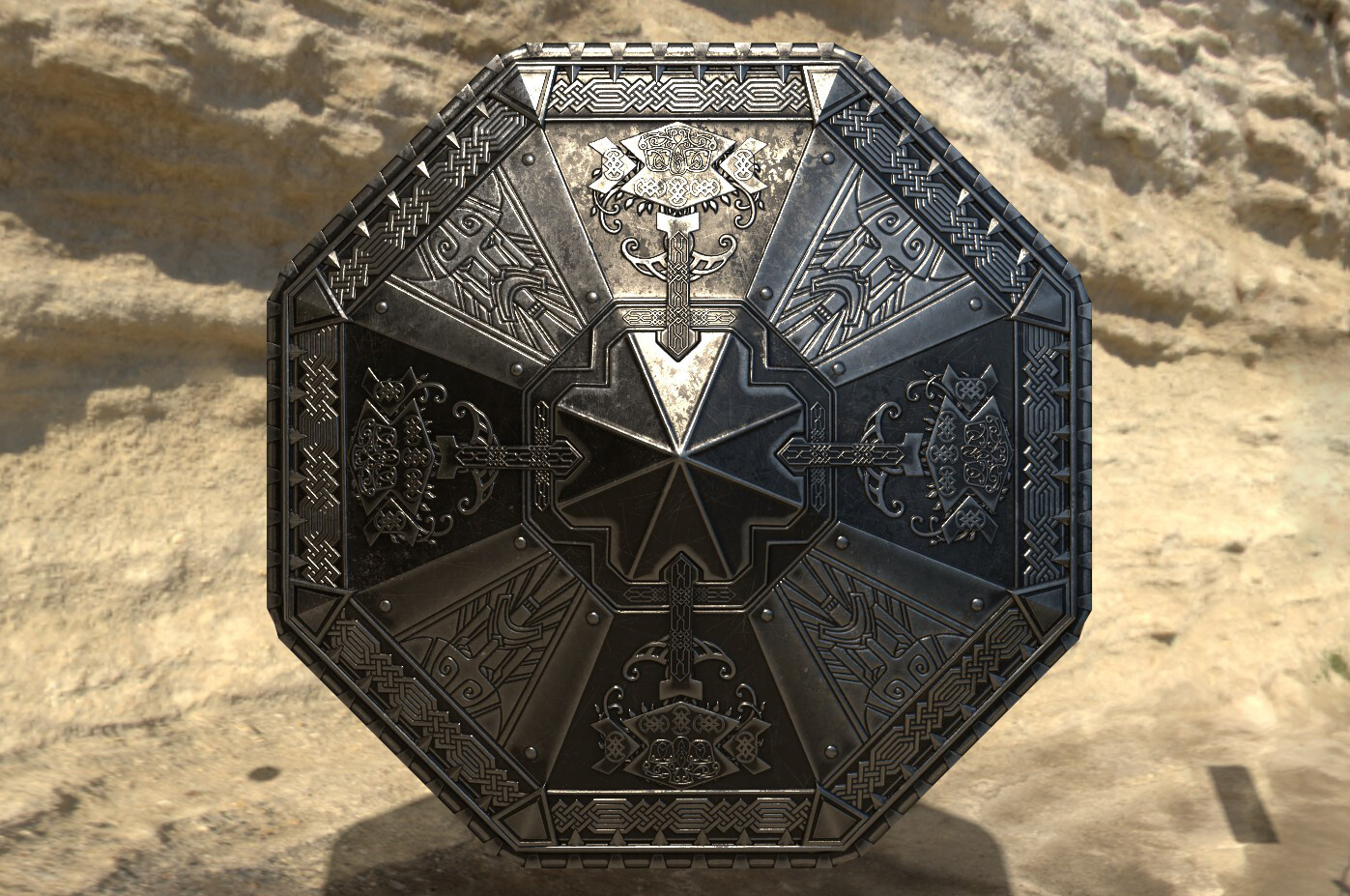 ArtStation - Dwarven Shield