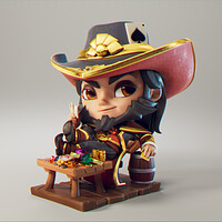 Artstation Braum Figure Dragonfly Studio
