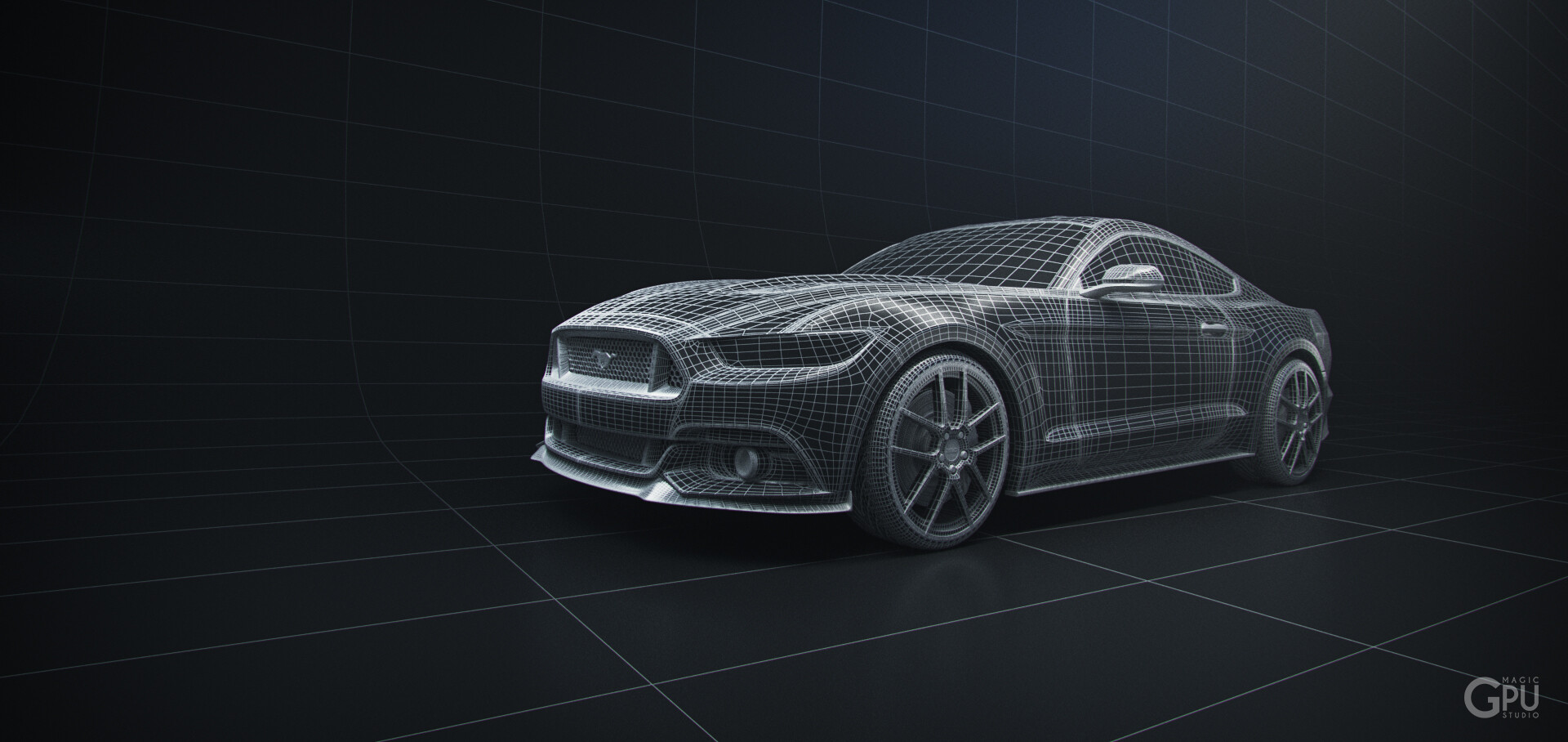 Artstation Ford Mustang 2015 3d Model Matt Ludwinek