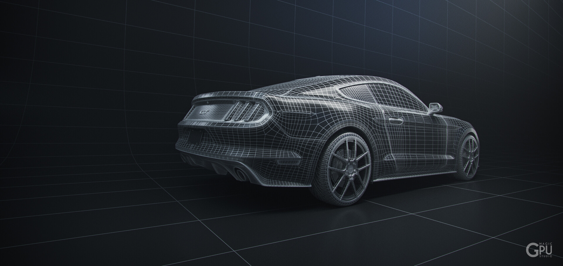 Artstation Ford Mustang 2015 3d Model Matt Ludwinek