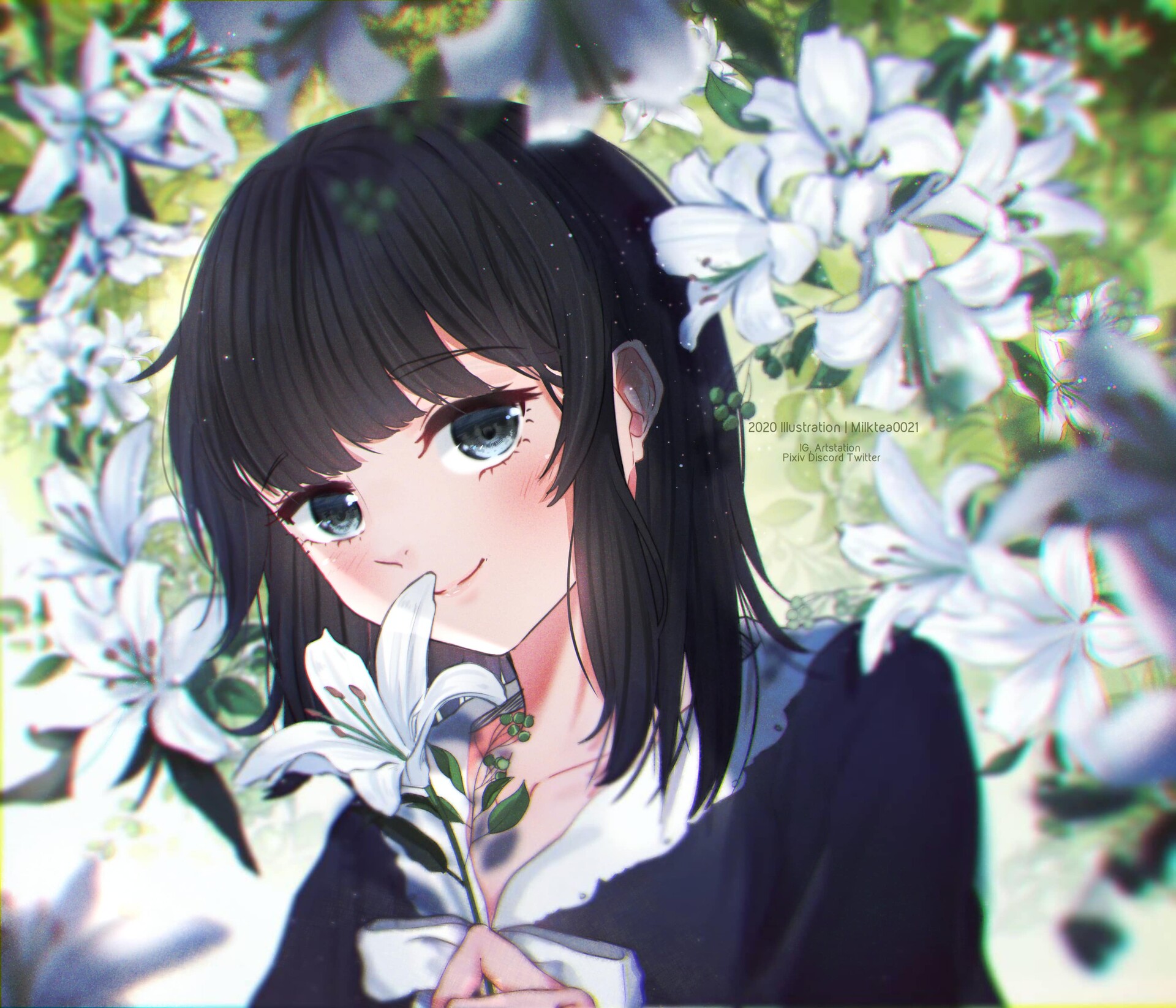 Milk Tea Flowers Vn Fanart Erika