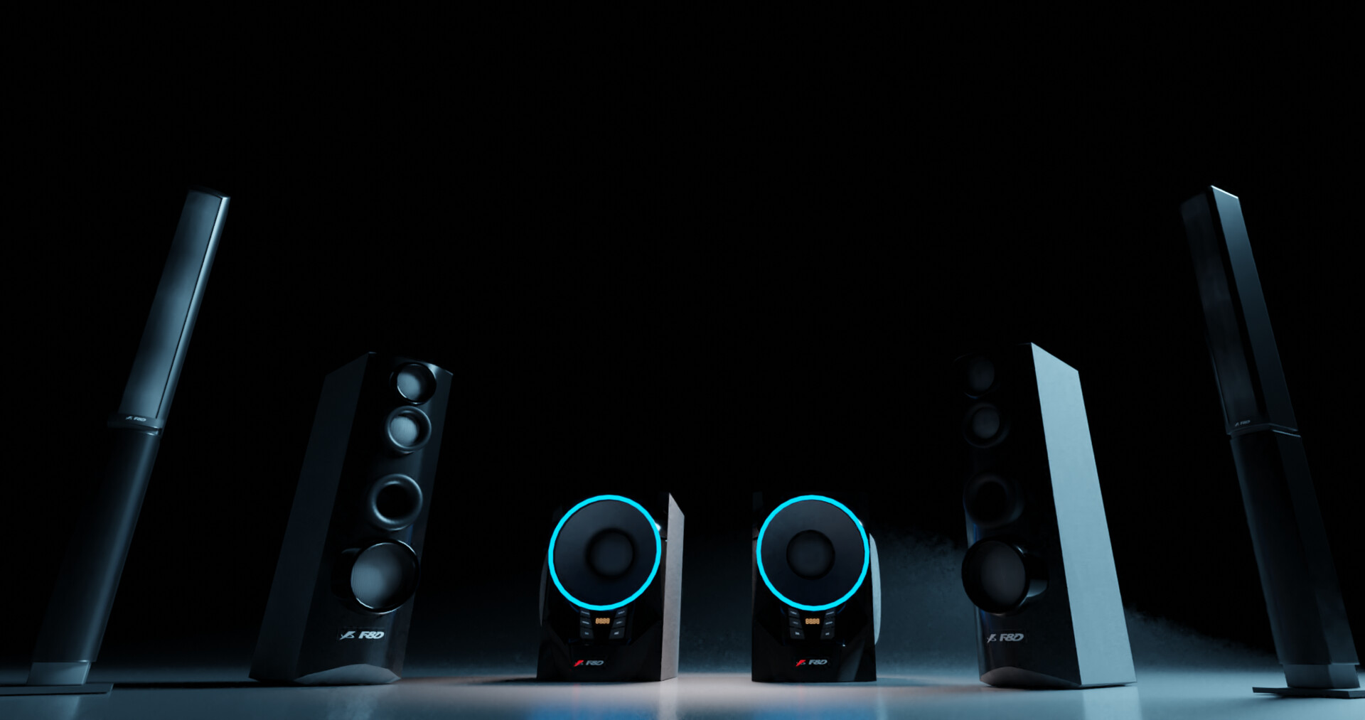 f&d speakers near me