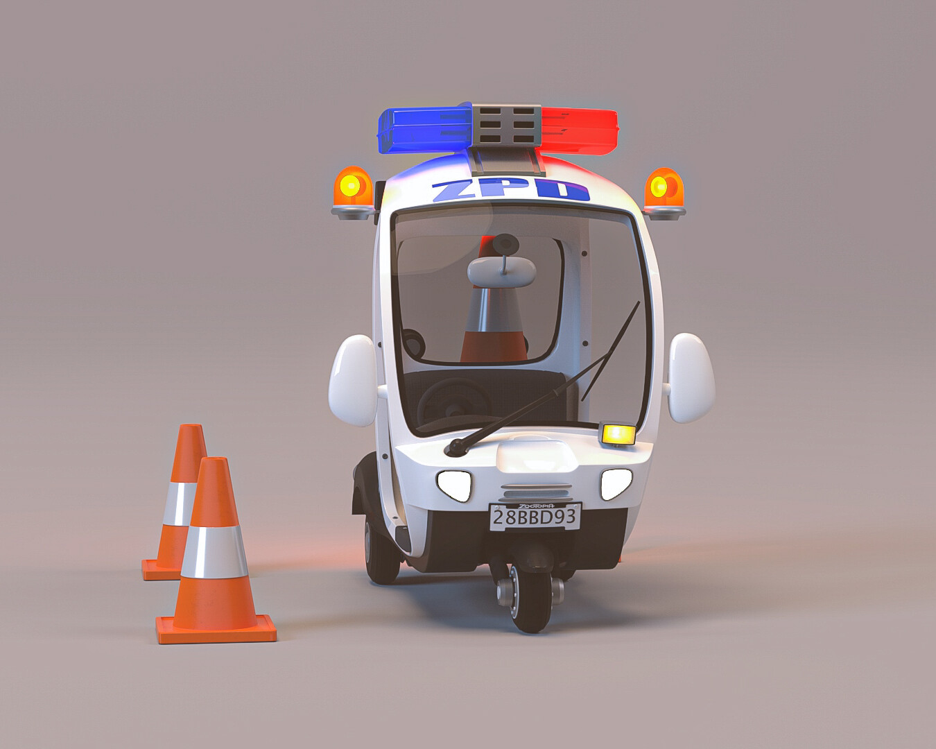 Shaquille Craigg Meter Maid Cart