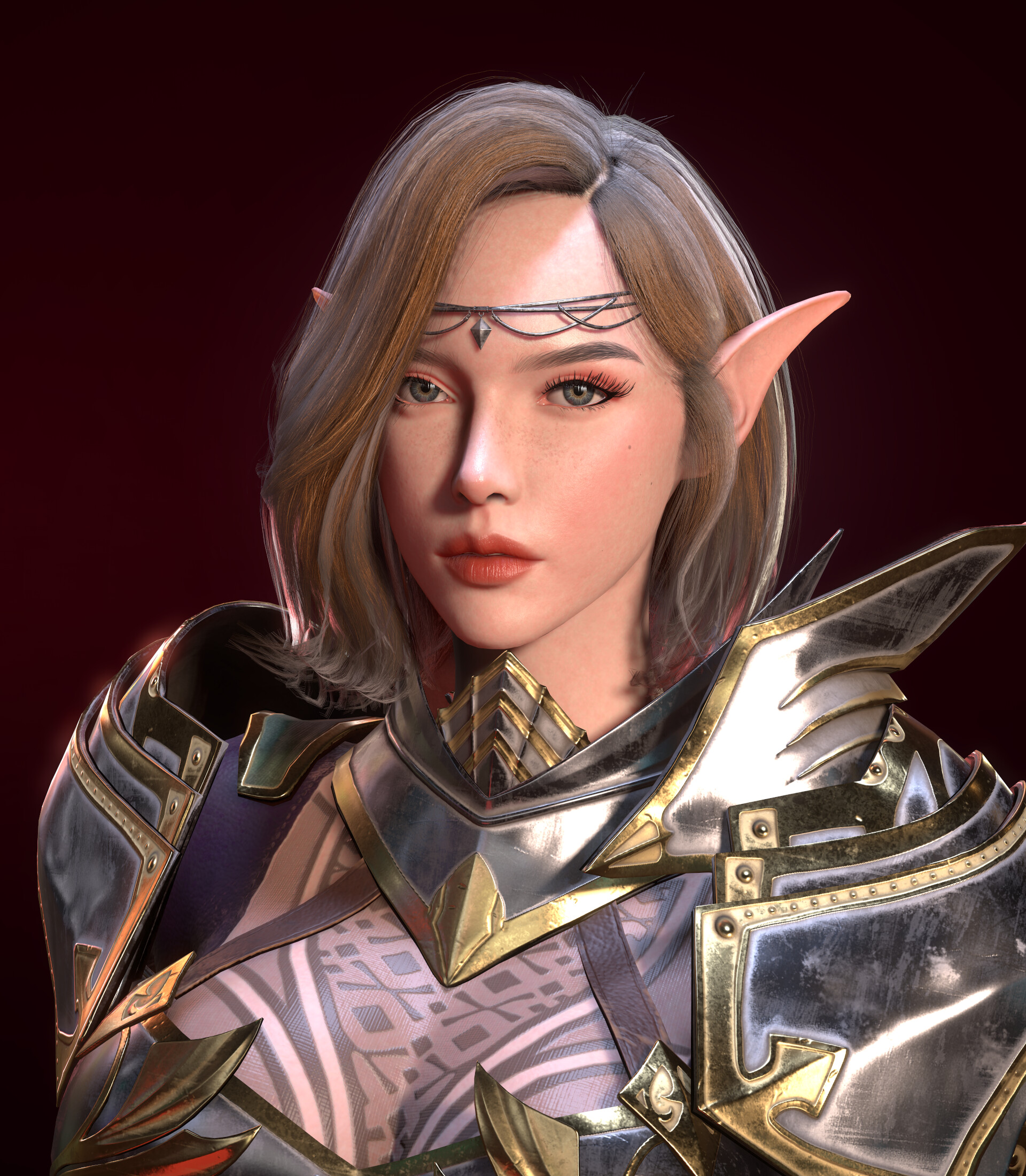 ArtStation - Dual Sword Elf