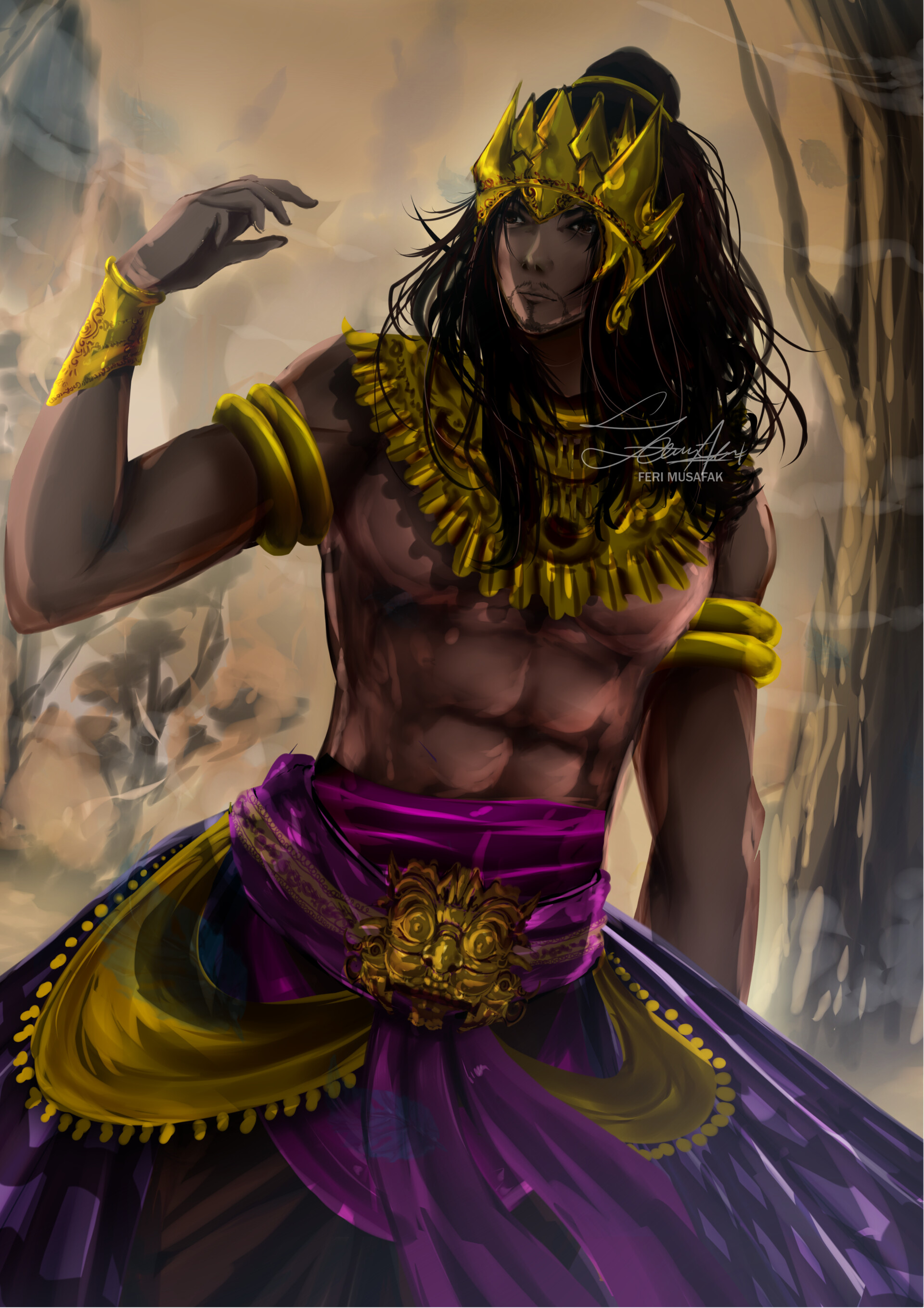 artstation damar wulan feri musafak