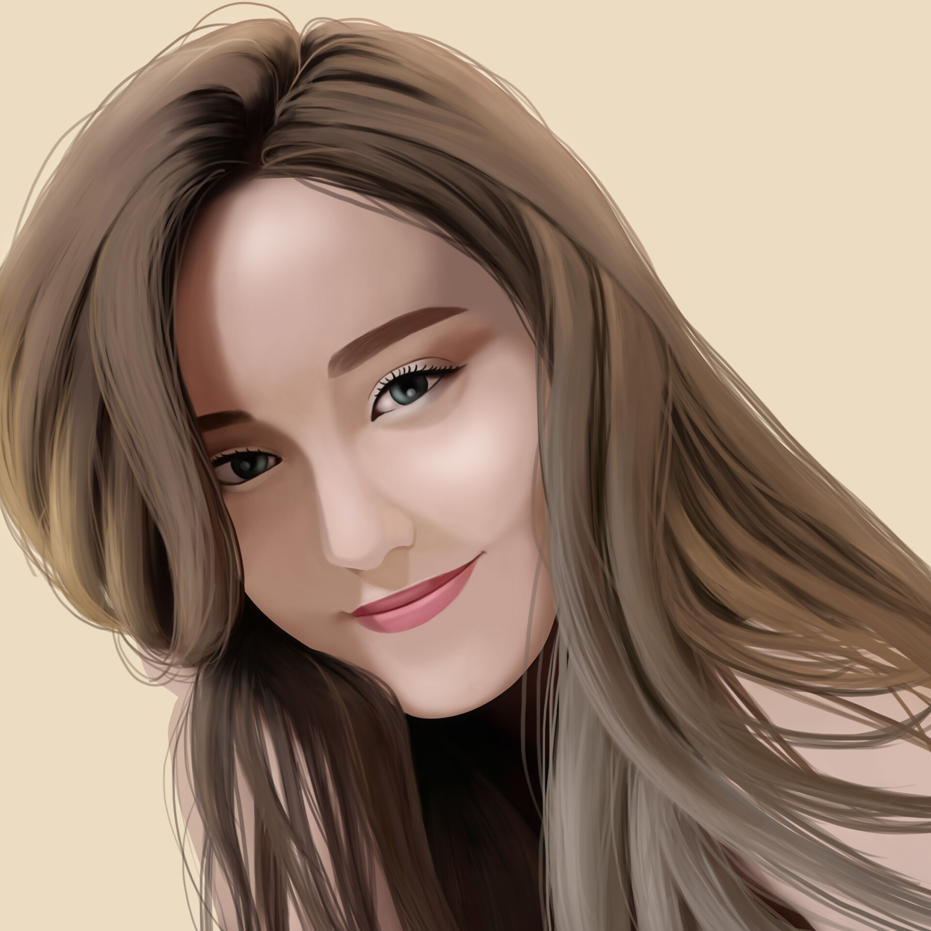 ArtStation - AngelsKimi fanart portrait painting