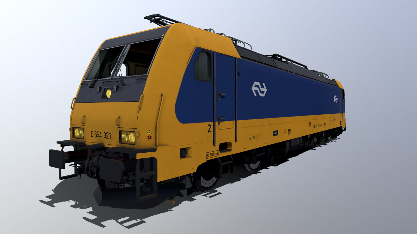 Marmoset Toolbag render of the Traxx 186