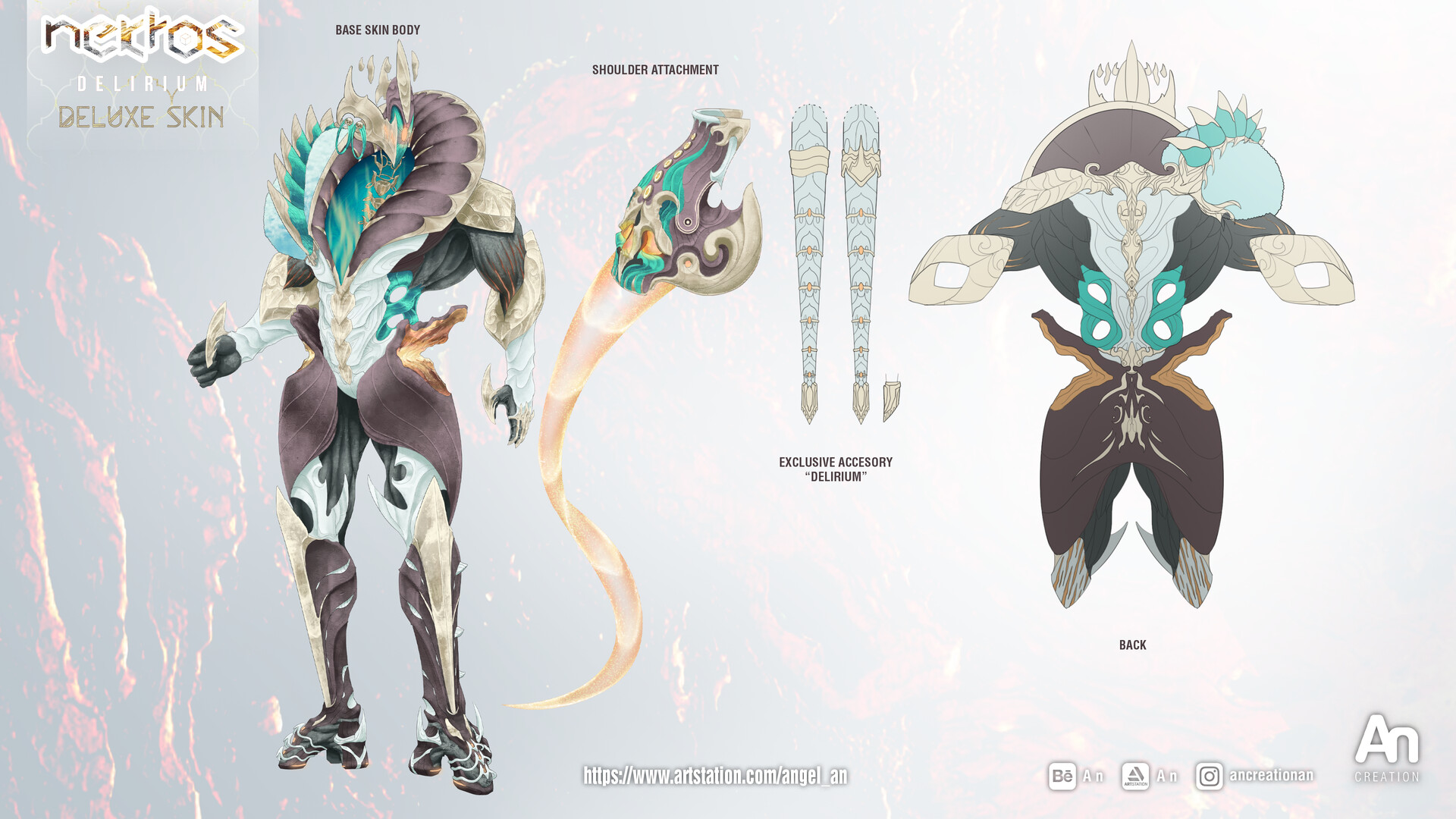A n - Warframe: Nekros Deluxe Skin fan concept, image size:1920x1080