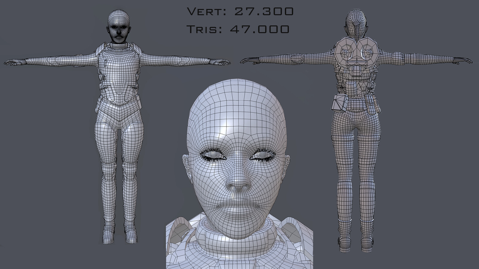 Vertices total count: 27 300 