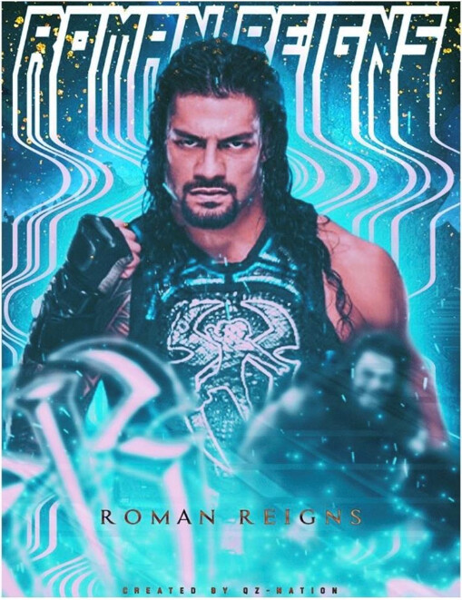 Artstation Roman Reigns Poster Lewis Mitchell