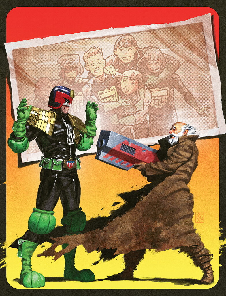 2000AD: Judge Dredd cover artwork