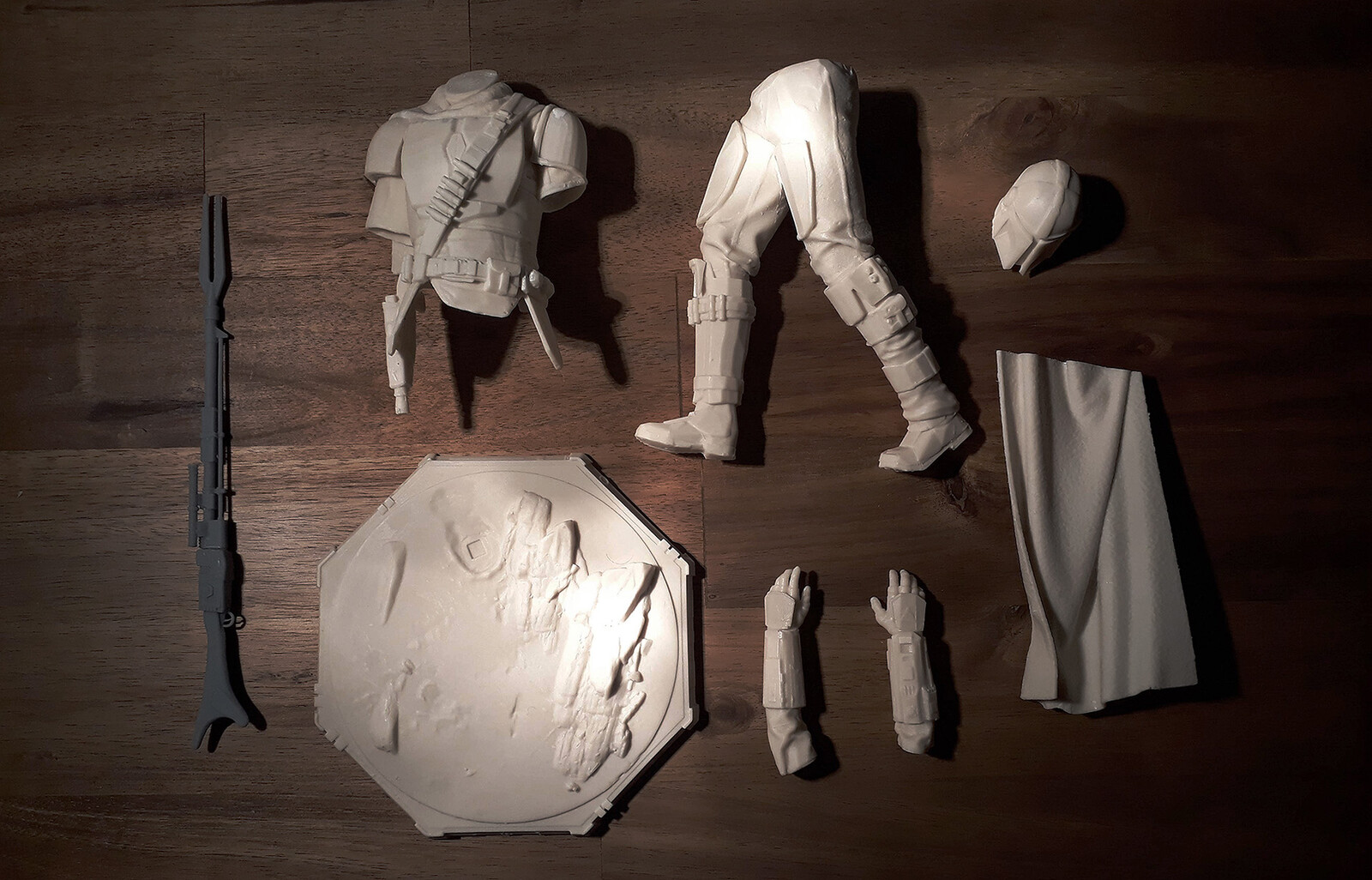 polyurethan resin kit (only rifle has to be printed each time)
