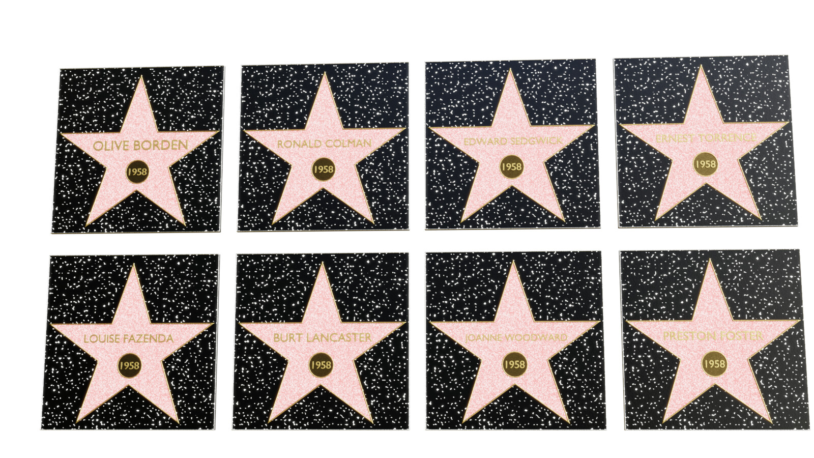 8 of thousand+ from Stars for the first presentation